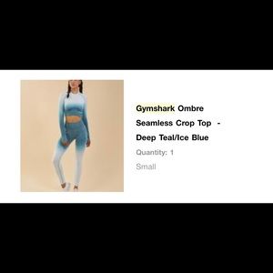 Gymshark Ombré Seamless Crop Top